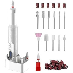 shpuuyy Электрические нагели, Drei-Geschwindigkeits-Elektrische Nagelfeile Mit Geringen Vibrationen, Portables Flexibles Maniküre Zubehör Zum Formen Trimmen Gravieren Polieren