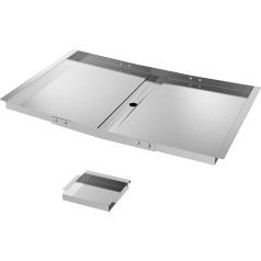 Регулируемый поддон для сбора жира BBQ-PLUS для Kenmore, Nexgrill, Dyna Glo, BHG и других, универсальные аксессуары для гриля, нержавеющая сталь, ширина 18