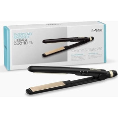 BaByliss Ceramic Straight Hair Straightener Стайлер для выпрямления и завивки волос, универсальное натяжение для путешествий, бережная укладка, термозащитный