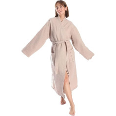 Nottoc Банный халат 100% хлопок вафельная ткань путешествия банный халат для мужчин и женщин, мягкий, впитывающий и легкий спа банный халат