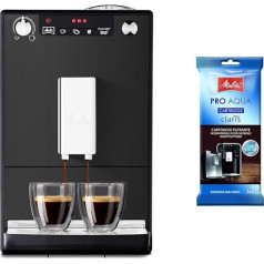 Полностью автоматическая кофемашина Melitta Solo E 950-444 матовый, черный и 192830 Фильтр-картридж для полностью автоматических кофемашин | Pro Aqua | Пре