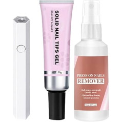 Starker Nagelkleber - длинный гелевый нагельклебер, идеально подходит для удлинения и растягивания | fester Kleber, einfachufzutragen, schnell und zuverlässig, sorgt für einen langen Hal