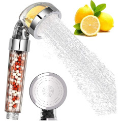 Душевая насадка высокого давления с витамином C, ионный ручной душ, душевая насадка, экономия воды, ионная фильтрация, удаление хлора, фтора