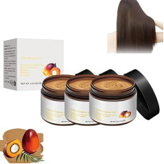 Bio Öl für Haarwachstum Kopfhautpeeling Fördert Haare mit Feuchtigkeit Repariert Trockenheit Weiches Verhindert Haarausfall Erhöht die Haardicht für alle Haartypen Männer und Frauen (3PCS)