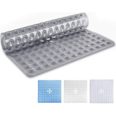 Ameha Rutschfeste Anti-Schimmel-Duschmatte, 53 x 53 см, со строгими саугнепфенами, грифом и абфлюсслохерами, в массе, гумми-душматтен