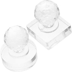 OUNONA 2Stücke Lidschatten Presswerkzeug Multifunktionales Make Up Tool zur Reparatur und Pressung von Puder für Lidschatten und Highlighter Tragbar und Effizient