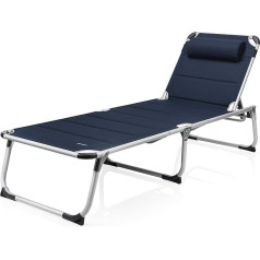 Шезлонг CamPart Travel Camping Padded Lounger с 5 регулируемыми положениями