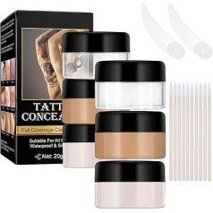 Консилер для татуировок для тела, водостойкий консилер с высоким покрытием, долговечный крем для покрытия тела, консилер для шрамов, пигме