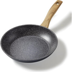 Сковорода Stoneline Сделано в Германии, коричневый (ручка), 24 см