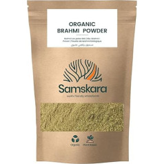 Порошок брахми: племя самскара: Brahmi Bacopa Monnieri: 100 г х 1: Улучшает память, ясность ума и эмоциональное равновесие: Аюрведический и натуральный: 