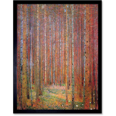 Wee Blue Coo Gustav Klimt Tannenwald I Old Master Painting Art Print Framed Poster Wall Decor Art Print Poster Wall Decor 12 x 16 Inches