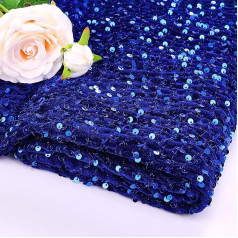 Ткань с блестками, 2 метра, королевский синий, стрейч ткань с блестками бархат на ярд толстая бархатная ткань мягкая швейная ткань для костю