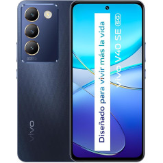 vivo V40 SE 5G смартфон Android телефон 8 ГБ + 256 ГБ 120 Гц AMOLED дисплей 50MP тройная камера 5000 мАч аккумулятор черный