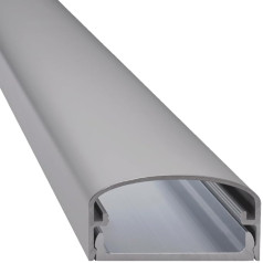 Alu Cable Raceway (тоннельный держатель кабеля) для LCD и плазмы серебристый анодированный 100CM