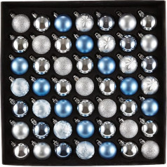 Heitmann Deco Набор из 49 елочных игрушек 4 см Пластиковые елочные игрушки