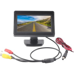 Yoidesu заднего вида камеры комплект с 4,3 дюйма ЖК-дисплей черный водонепроницаемый цифровой заднего вида камеры комплект для автомобиля внед