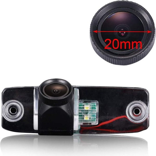 Новый объектив HD цветной автомобиль камера заднего вида, 170 ° супер широкий угол водонепроницаемый ночного видения автомобиля камера для Se