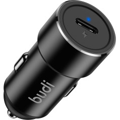 Автомобильное зарядное устройство Budi - CC629TB 20W USB-C