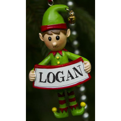 Украшение Boxer Gifts Logan Elf, керамика, разноцветный, 8 x 4,5 x 2 см