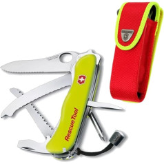 Victorinox Карманный нож Спасатель (15 функций, фронтальная пила, дисковые спецификации) желтый светящийся