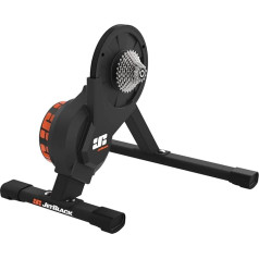 JetBlack Volt Quiet Smart Indoor Bicycle Roller Trainer с предварительно установленной 11-скоростной кассетой Shimano, Bluetooth, ANT+ и реалистичной ездой