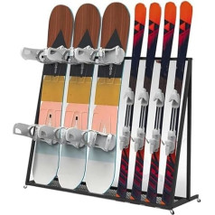 Generic сноуборд хранения стойки металлические стоячие лыжи стойки стенд для лыж скейтборд скутер лыжный курорт домашний магазин витрина сте