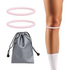 YELARXI коленный ремень силиконовый коленный ремень, сухожилия коленной чашечки поддержки ремень с сумкой для хранения, подходит для боли в к