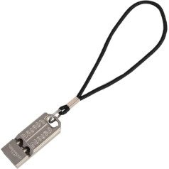 KONTONTY Титановый сплав аварийный свисток и легкий для кемпинга и альпинизма Портативный с ремешком на запястье Прочный спасательный свисто