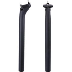 Hliya Bicycle Seat Posts Carbon Seat Post 27.2/31.6 mm Adjustable Seat Post Suitable for MTB Racing Mountain Bike Fixed Bicycle Seat Post (UD 27.2 x 400)