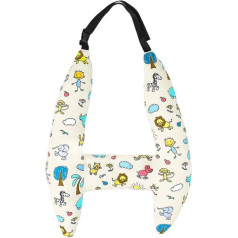 MOIKOTLR Подушка для автомобиля, для Opel Zafira Tourer B C 2008-2019 Противоударная H-образная подушка для путешествий Комфортная спальная подушка для даль