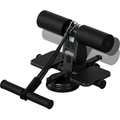 Тренажер для живота Sit Up Foot Holder с присосками и тренажером Pull Rope с функцией подсчета для тренировки ног талии рук