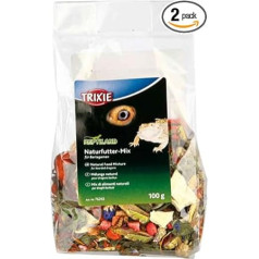 Trixie 76265 Натуральная кормовая смесь для бородатых драконов 2 x 100 г = 200 г Упаковка из 2 штук