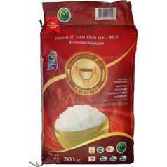 Золотой королевский рис с ароматом жасмина, премиальный тайский рис Хом Мали, упаковка 20 кг