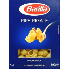 Barilla i classici pipe rigate № 91 приготовление 10 минут 500 грамм (082625)