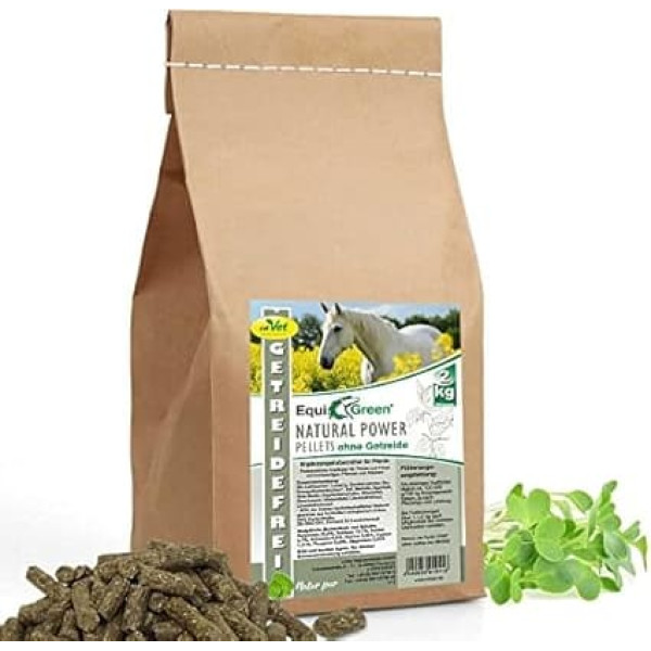EquiGreen Natural Power Беззерновые гранулы 2 кг Корм для лошадей