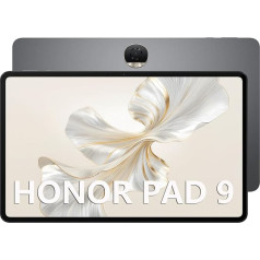 HONOR Pad 9 Tablet 12.1 Inch Android 13+ Bluetooth, WiFi, 256 GB/8 GB RAM Tablet with 8 Speakers, Octa-Core, 120Hz 2.5K Display, 8300mAh, 4nm Snapdragon 6 Gen 1, Space Grey