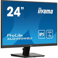 iiyama Prolite XU2495WSU-B7 61,1 см 24,1-дюймовый IPS LED монитор WUXGA 16:10 HDMI DP USB 3.2 USB-C Slim-Line черный