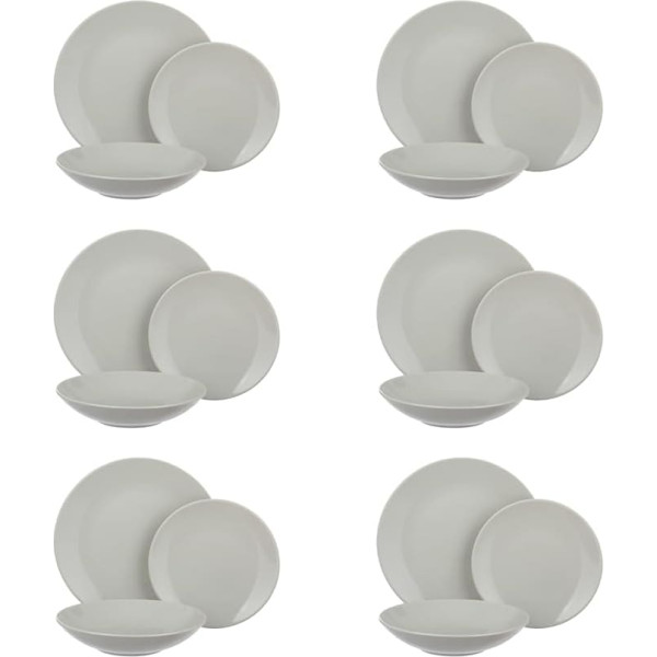 Комплект из 18 столов в сером цвете