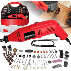 STREND PRO Многофункциональный инструмент Кабель Роторный инструмент 130 Вт Гравировальный прибор Мини шлифовальная машина с аксессуарами для 