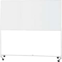 eurokraft Basic Whiteboard с шасси со стальным покрытием Ш x В 2000 x 1000 мм