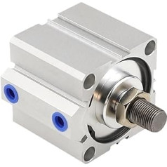 SDA Typ Bohrung 25mm hub 5/10/20/25/30/40/50/100mm doppel wirkenden SDA25-B compact air pneumatische kolben zylinder Weibliche 1 stücke(SDA25BX45)