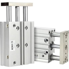 Pneumatischer Kompaktführungszylinder Typ MGPL MGPL32 MGPL40 MGPL50 MGPL63 MGPL80 MGPL100 Hub 50/75/100/125/150/200 MM 1 Stück(Stroke 125mm,Bore 100mm)