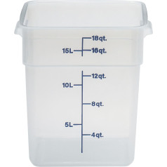 Контейнер для пищевых продуктов CamSquare 17,2 л 256x310x320 мм - прозрачный