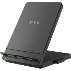 Аксессуары для DECT-гарнитур Yealink Беспроводное зарядное устройство WHC60 Беспроводное зарядное устройство Qi для WH66/67, черный