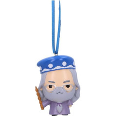Nemesis Now Harry Potter Dumbledore Hanging Ornament 7.5cm Resin Grey Officially Licensed Harry Potter Merchandise Cute Dumbledore Design Cast in Finest Resin Expertly Hand Painted