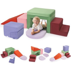 Мягкие строительные блоки из пенопласта для детей, мягкие строительные блоки, гигантские строительные блоки, игрушка для малышей от 1-3 лет 