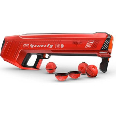 Spyra Gravity Мощный электрический пусковой механизм для водяных бомб, 4 многоразовые водяные бомбы, светодиодный индикатор выстрела и заряда ба