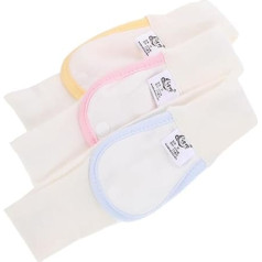 SUPVOX 3 штуки ремней для застегивания подгузников Эластичные Регулируемые для надежной фиксации Легкие и удобные Цветные хлопковые повязки 