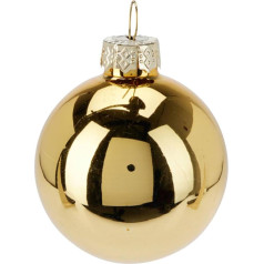 Well Home Набор из 12 кукол Weihnachtskugeln, золотисто-фарфоровый, Ø5 см, гладкий и матовый