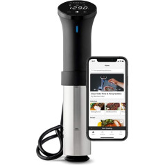 Anova Precision Cooker 2.0 AN500-EU00, прецизионная плита, Sous Vide, WiFi, 100 Вт, включает вилку типа C для использования в ЕС, Bluetooth, включает приложение Anova, черный 
